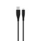 Silicon USB to Lightning - 1.5Mts Black Cable