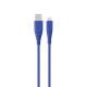 Silicon USB to Lightning - 1.5Mts Blue Cable